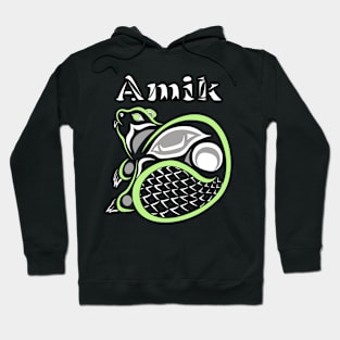 Amik (Beaver) Agender Pride Hoodie